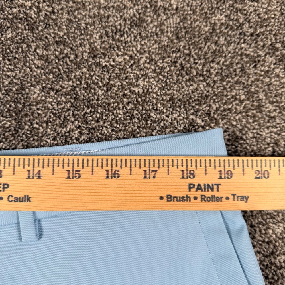 Peter Millar Golf Shorts Mens 38 Light Blue Performance Stretch Flat Front - Picture 3 of 5